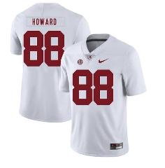 Alabama Crimson Tide #88 O.J Howard College Football Jersey White