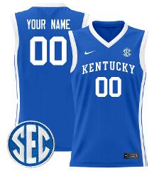 Custom Kentucky Wildcats Jersey Name, Number Lightweight Baske...