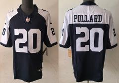 MenDallas Cowboys 20 Tony Pollard Navy 2023 F.U.S.E. Thanksgiv...
