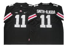 Ohio State Buckeyes #11 Jaxon Smith-Njigba Black-White College...