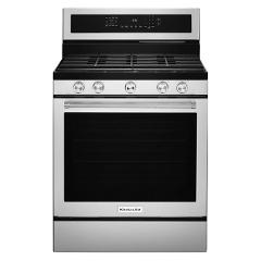 KitchenAid 5.8 cu. ft. 5-Burner GAS Convection Range with Prin...