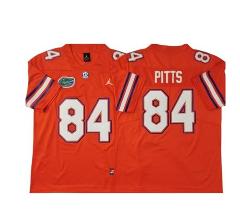 Florida Gators #84 Kyle Pitts Orange Football Jersey