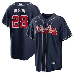 Matt Olson Atlanta Braves Big & Tall Jersey Navy