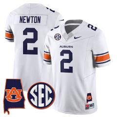 Cam Newton Jersey #2 Auburn Tigers Alabama Patch Vapor Stitche...