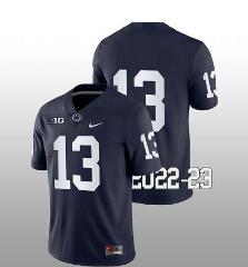 Penn State Kaytron Allen Jersey #13 College Football Game Navy...