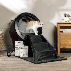 Litter-Robot 4 Self-Cleaning Cat Litter Box, LitterHopper Bundle