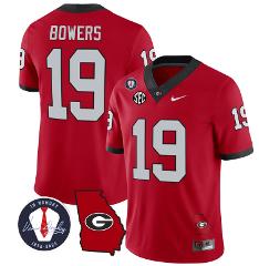 Brock Bowers Jersey #19 Georgia Bulldogs Football Vince Dooley...