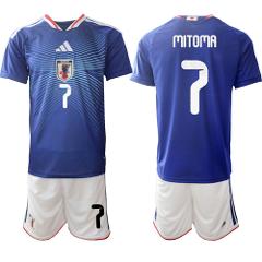 Japan #7 MITOMA Jersey National Team x World Cup 2026 Home Blu...