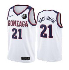Rui Hachimura Jersey Gonzaga Bulldogs College Basketball White...