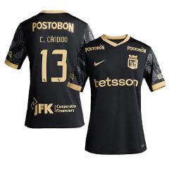 Camilo Cndido 13 Atltico Nacional 2025-26 Away Men Jersey  Black