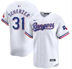 Max Scherzer Texas Rangers Home Limited Jersey White