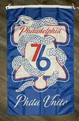 Philadelphia 76ers Flag 3x5 ft Vertical Sports Basketball Banner
