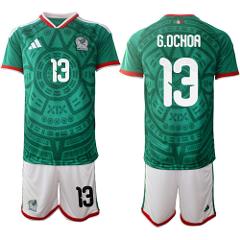 Mexico #13 G.OCHOA National Team x World Cup 2026 Home Green O...
