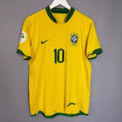 Ronaldinho #10 Brazil 2006-2008 Home Jersey  Yellow