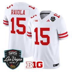 Dylan Raiola Jersey #15 Nebraska Cornhuskers 2025 Las Vegas Bo...