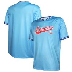 Texas Rangers Stitches Cooperstown Collection Team Jersey Ligh...