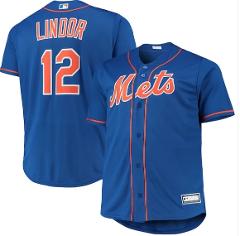 Francisco Lindor New York Mets Big & Tall Jersey Royal