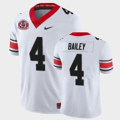 Men's Georgia Bulldogs #4 Champ Bailey White College 40th Anni...