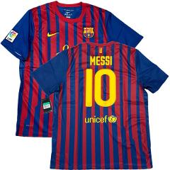Messi #10 Barcelona 2011-12 Home Retro Jersey  Scarlet
