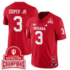 Omar Cooper Jr Jersey #3 Indiana Hoosiers 2026 Rose Bowl Game ...