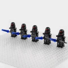 5pcs Star Wars Purge Troopers with Electrostaff Minifigures