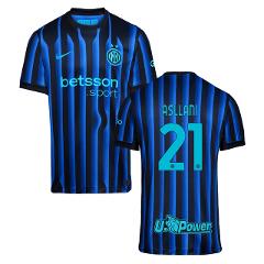 Kristjan Asllani #21 Inter Milan 2025-26 Home Match Jersey  Blue