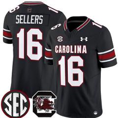 Men's South Carolina Fighting Gamecocks #16 LaNorris Sellers B...