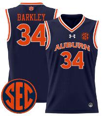 Charles Barkley Jersey #34 Auburn Tigers 2024 Lightweight Bask...