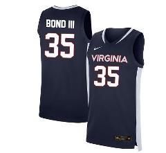Leon Bond III Jersey #35 Virginia Cavaliers College Basketball...