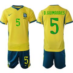 Brazil #5 B.GUIMARAES  ersey National Team x World Cup 2026 Ho...