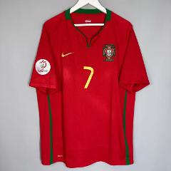 Cristiano Ronaldo #7 Portugal 2010 Home Jersey  Red