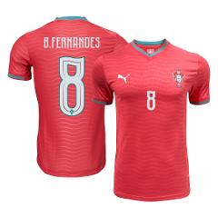 Portugal B.FERNANDES #8 Home 2026 World Cup Jersey Player Version