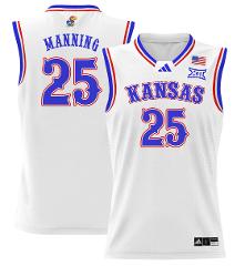 Danny Manning Jersey #25 Kansas Jayhawks 2024 Lightweight Bask...