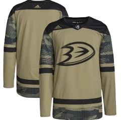 Anaheim Ducks Military Appreciation Team Authentic Practice Je...