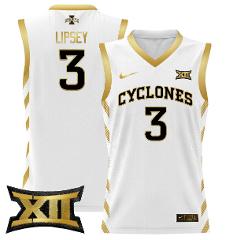 Tamin Lipsey Jersey #3 Iowa State 2024 Lightweight Basketball ...