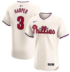 Bryce Harper Philadelphia Phillies Elite Jersey Cream