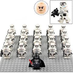 21PCS Star Wars Darth Vader Stormtrooper Commanders Minifigures