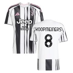 Teun Koopmeiners 8 Juventus 2025-26 Home Men Jersey  White