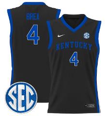 Koby Brea Jersey #4 Kentucky Wildcats Lightweight Basketball B...