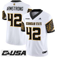 Bryson Armstrong Jersey #42 Kennesaw State Owls 2025 Vapor Sti...