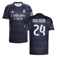 Dean Huijsen 24 Real Madrid 2025-26 Away Jersey  Blue