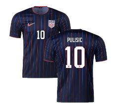 Christian Pulisic 10 USMNT 2025-26 Away Jersey Navy