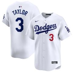 Chris Taylor Los Angeles Dodgers  Jersey White