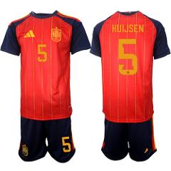 Spain #5 HUIJSEN Jersey National Team x World Cup 2026 Home Re...