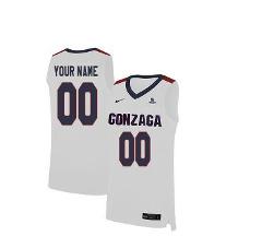 Custom Gonzaga Bulldogs Jersey College Basketball Name and Num...