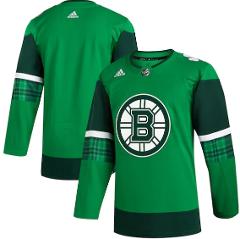 Boston Bruins 2023 St. Patrick's Day Primegreen Authentic Jers...