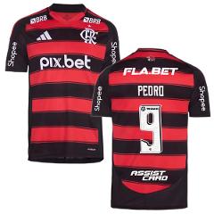 Flamengo Home Pedro 9 Jersey 2025-26 (Full Sponsor)