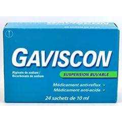 Gaviscon Liquid Mint Flavour Sugar Free 24 Sachets of 10 ml Tr...