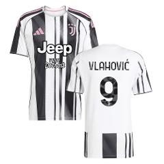 Dusan Vlahovic 9 Juventus 2025-26 Home Men Jersey  White