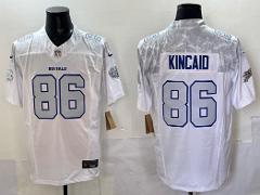 Mens Dalton Kincaid #86 Football Replica Jersey Salute Camo White